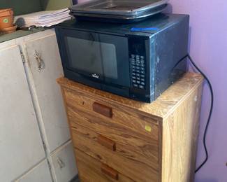 Microwave and stand