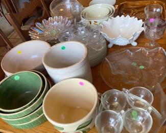 Nice vintage bowls and other glassware