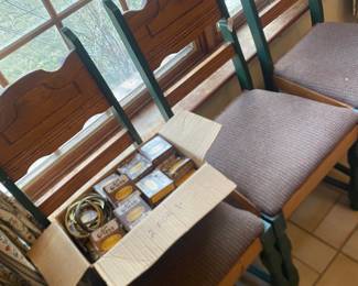 Box full of Mason, jars and lids