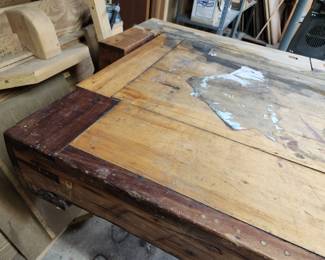 Old Woodworker bench taken from the old piano factory years ago