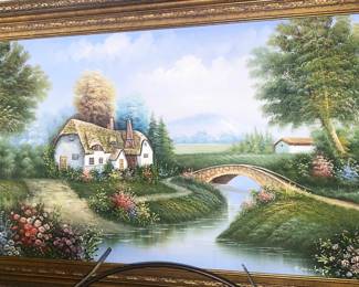 $200 C. Manning painting