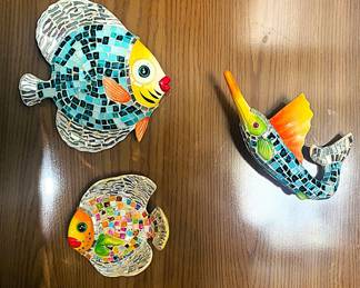 $30 Mosiac Fishes Hanging on a Wall