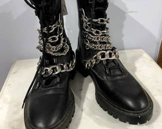 Punk Boots with Chains