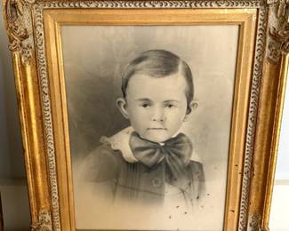 Antique Framed Portrait