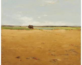 1260
Karen Moore
20th century
"Valley of Ochre (California Inland Escapes)"
Oil on canvas
Unsigned; titled by repute
50.5" H x 50.5" W
Estimate: $1,500 - $2,000