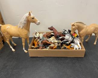 TOY HORSES - MARX, BREYER, GC