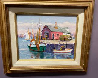 CHARLES T. STEPULE ACRYLIC ON CANVAS