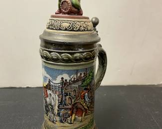 LIDDED TANKARD