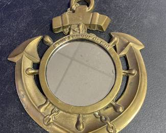 BRASS MIRROR