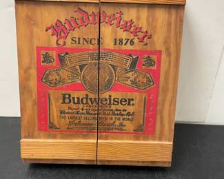 WOOD BOX BUDWEISER