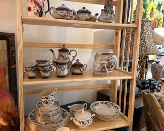 Vintage Japanese Moriage tea sets and Homer Laughlin china
