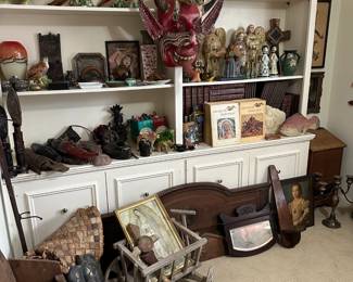 Other side of holiday room - antiques and global finds