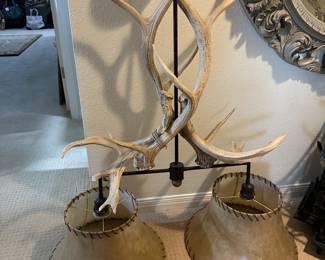 Elk Antler Light Fixture
