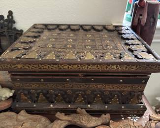 Brass Celtic inspired chest