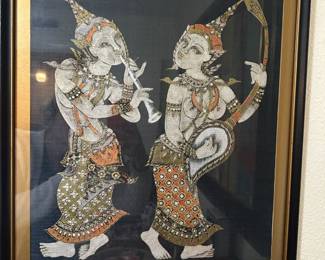 Thai Silk Painting