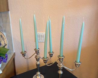 Sterling Silver Candle Holders