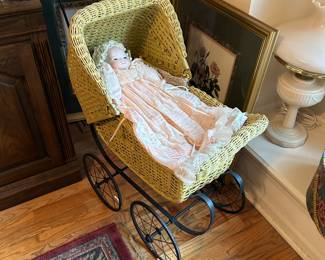 ANTIQUE BABY STROLLER