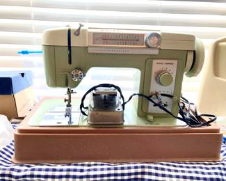 White Sewing Machine 