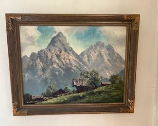 Oil painting by Franz Otto Kraus (I think)