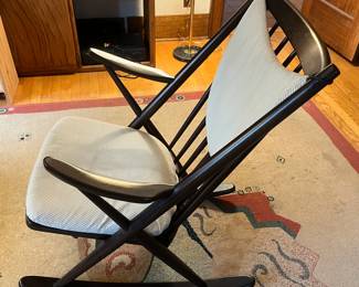 MCM Frank Reenskaug (attributed) Danish rocking chair - all original