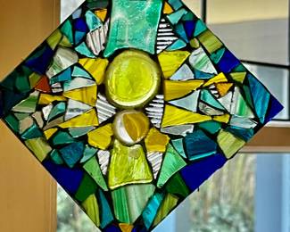 Stained glass suncatcher