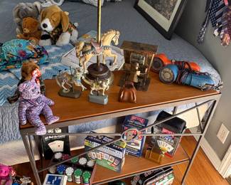 Games & Cast Iron Sofa Table 