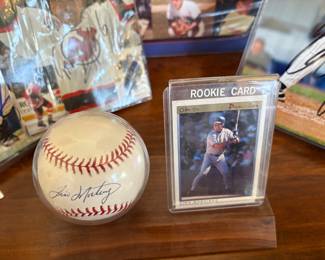 Autographed Tino Martinez Baseball