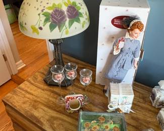 Lamps & Lucille Ball Doll 