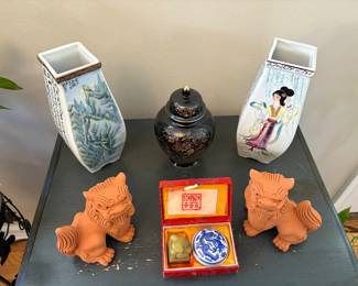 Asian Collectibles  & Foo Dogs