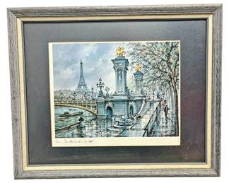 Pont Alexandre III Framed Print