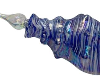 Shell Art Glass Perfume Bottle
