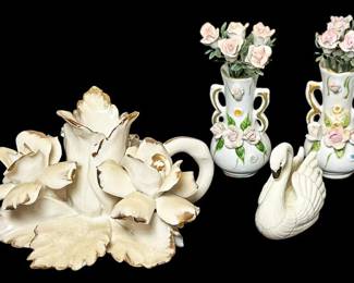 Lenox Swan and Porcelain Collectibles