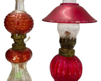 Mini Glass Oil Lamps
