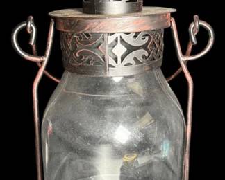 Glass Candle Lantern