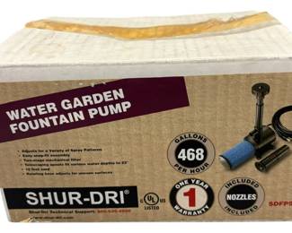 Water Garden Pump