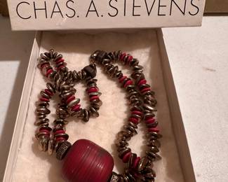 Burgandy Necklace $4.00
