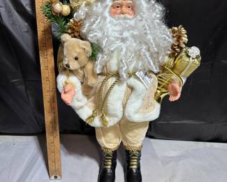 Santa with Teddy Bear $12.00