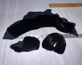 St John Fur Colar and Cuffs $10.00