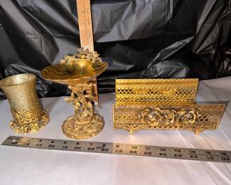 Hollywood Regency Bathroom Accessories $40.00 all 