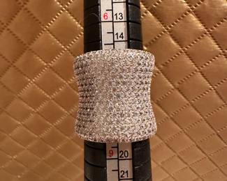 Size 7 Rhinestone Ring $8.00