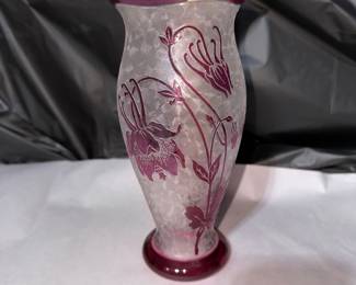 Val St Lambert Vase $275.00