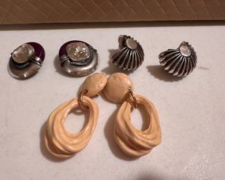 3 Pairs of Clip Earrings $6.00