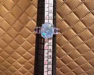 Size 7 JZ Sterling Silver Ring 925 $12.00