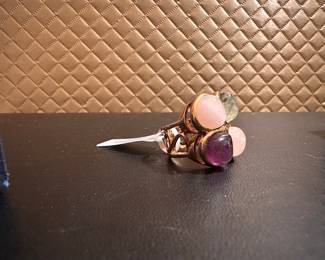 Multi Stone Size 7 Ring $8.00