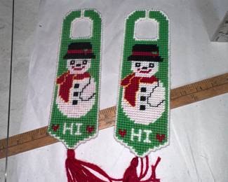 2 Snowman Door Hangers $3.00