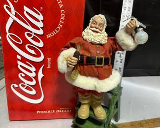 Coca Cola Clothtique Santa $15.00