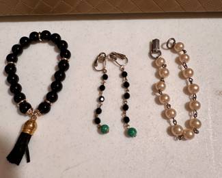 2 Bracelets and Earrings $6.00