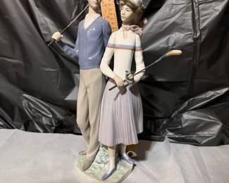 Lladro Golfing Couple $99.00