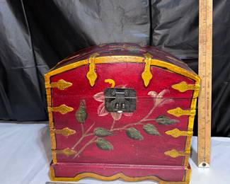 Red Wood Chest $10.00