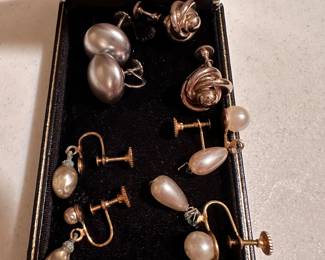 4 Pairs of Clip-on Earrings $8.00